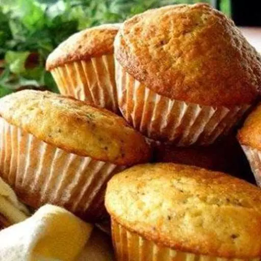 Low Fat Poppy Seed Muffins