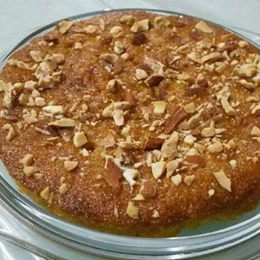 Mango Semolina Cake