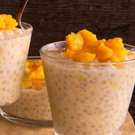 Mango Tapioca Pudding