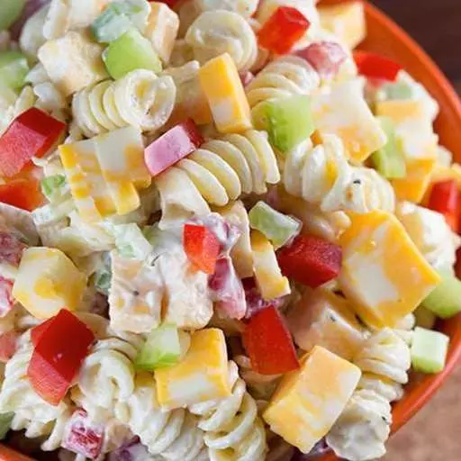 Creamy Cheesy Pasta Salad