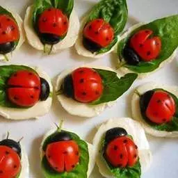 Lady Bug Caprese Salad