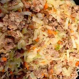 Coleslaw and Sausage