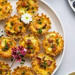 Ham & Cheese Mini Quiches