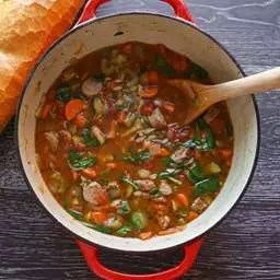 Hot Italian Sausage Soup