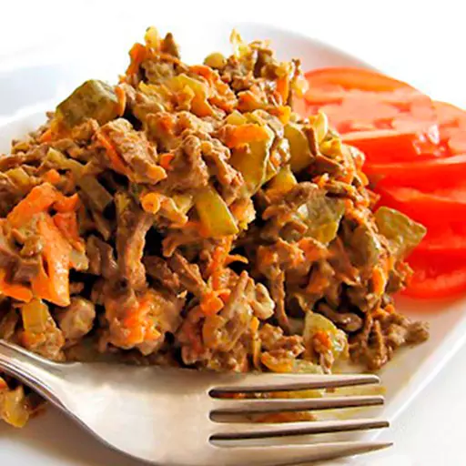 Печінковий салат