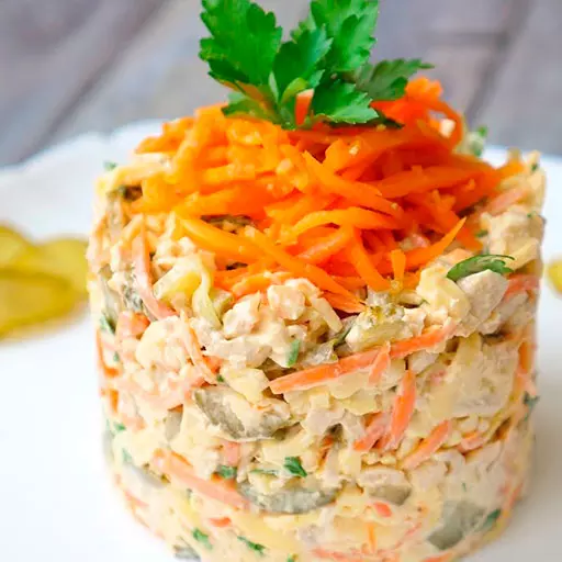 Салат "Лисиця"