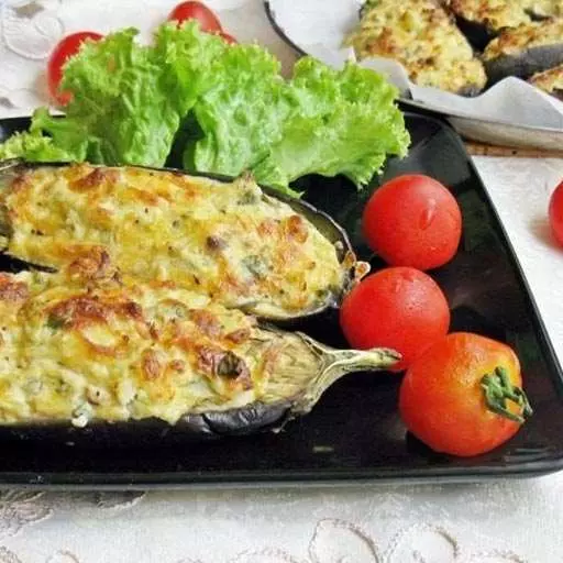 Баклажани "Кучерікас" з сирно-сирною начинкою