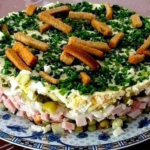 Салат "На траві дрова"