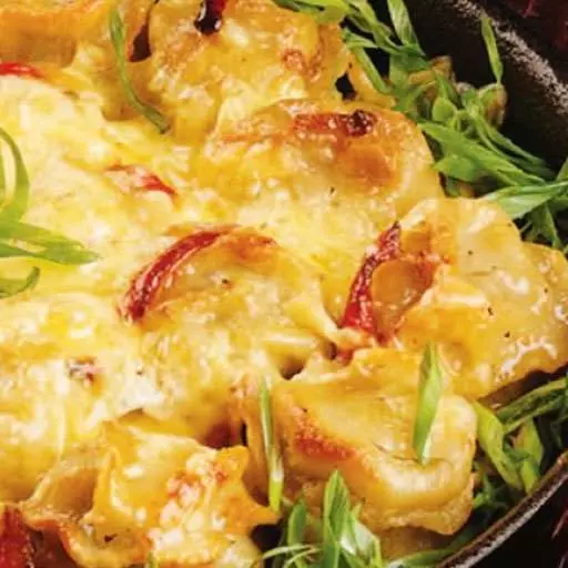 Смажені пельмені (au fromage)