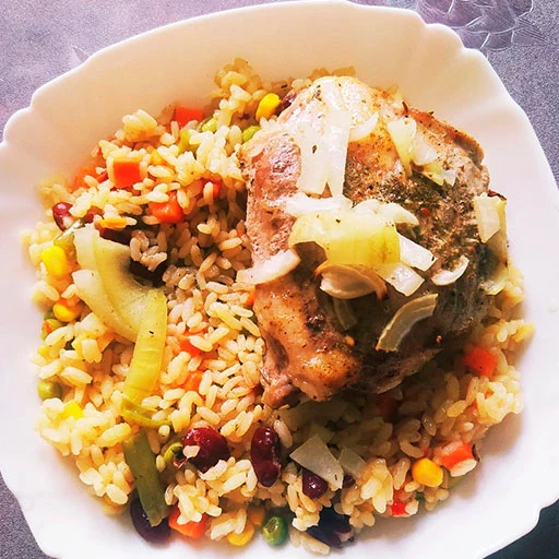 Різотто з куркою
