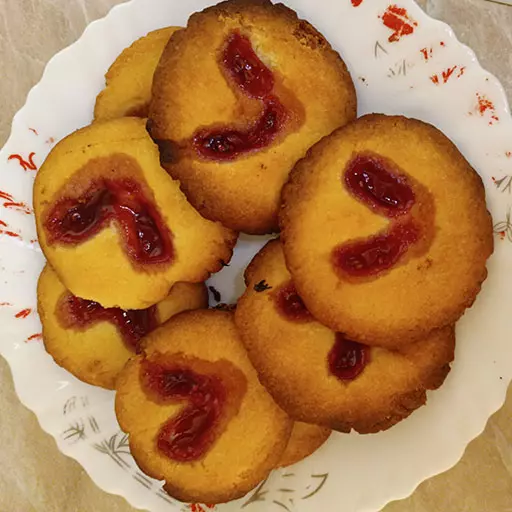 Песочное печенье с сердечками