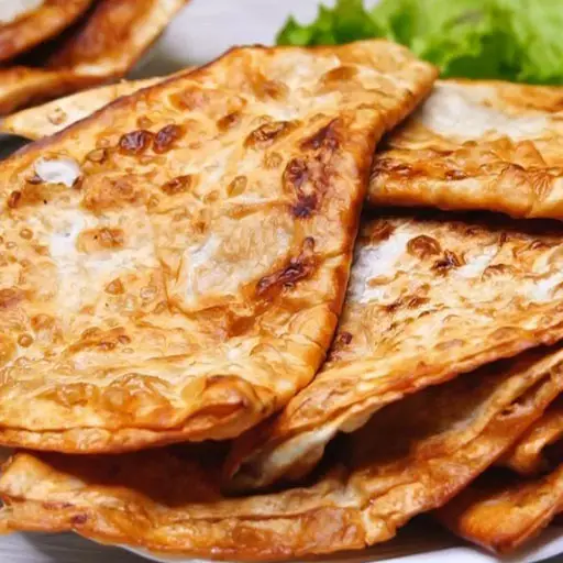 Чебурек с мясом и сыром
