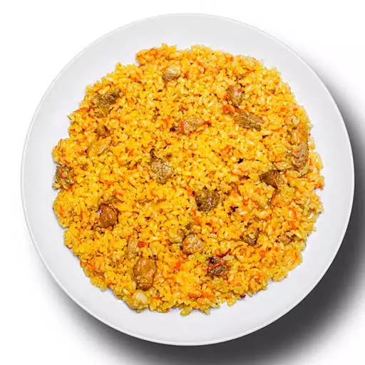 Золотистий плов з куркою