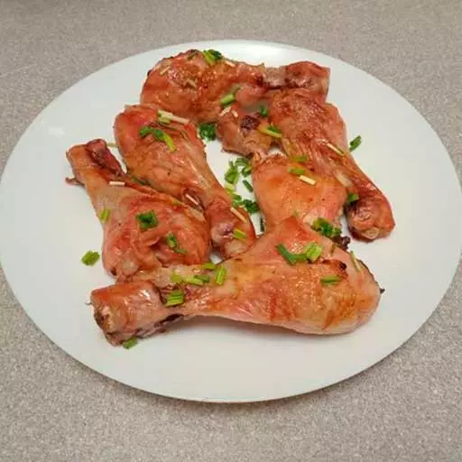 Куриная голень с апельсинами
