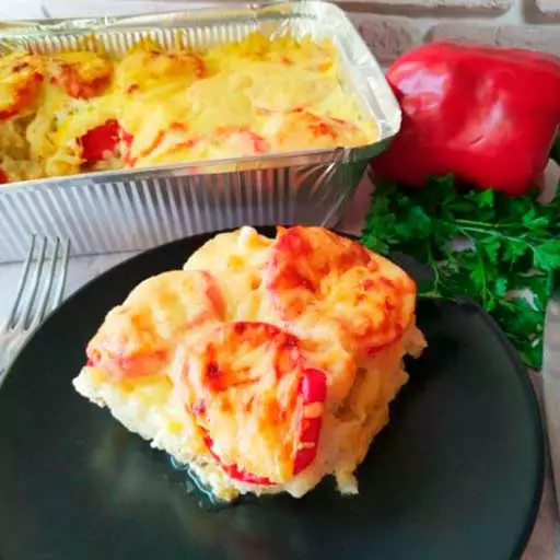 Запіканка з яловичим фаршем