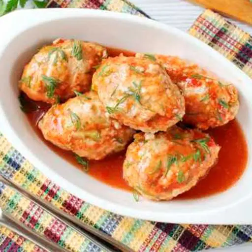 Ленивые голубцы с куриным фаршем