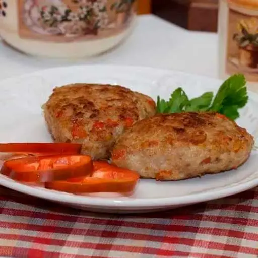 Котлеты с болгарским перцем
