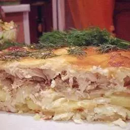 Сочная запеканка с курочкой 