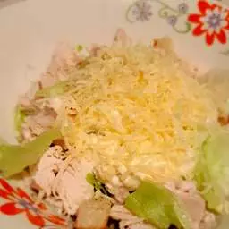 Цезарь с курицей по-домашнему
