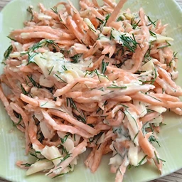 Салат из морковки по корейский с сыром