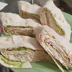 Крабовый рулет с яблоком