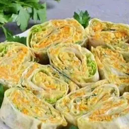 Лаваш с морковной начинкой