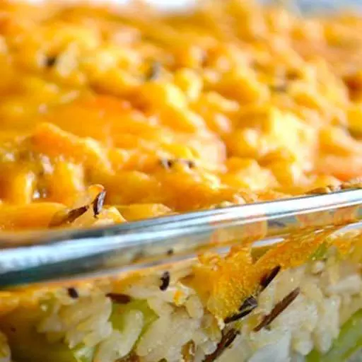 Cheesy Chicken & Wild Rice Casserole