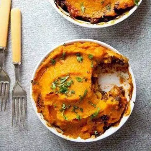 Shepherd's Pie with Sweet Potato Topping