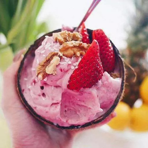 Strawberry and Banana Whip