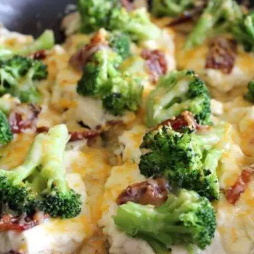 Broccoli Bacon Smothered Chicken