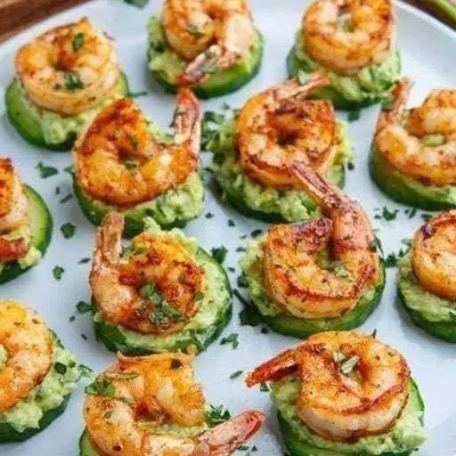 Shrimp Cucumber Bites