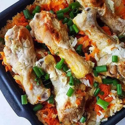 Рис із курочкою