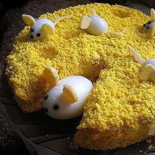 Cалатик Мімоза з мишками