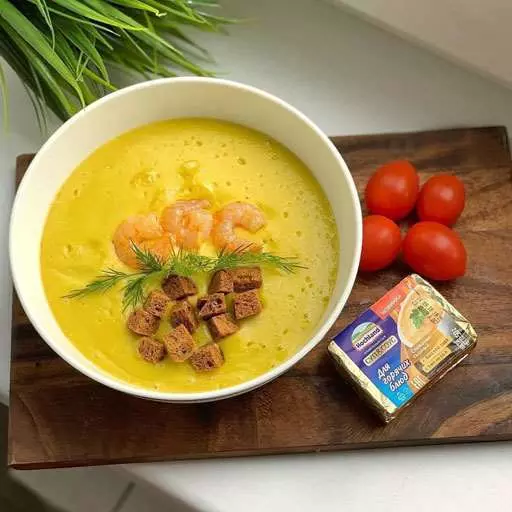 Сирно -овочевий суп