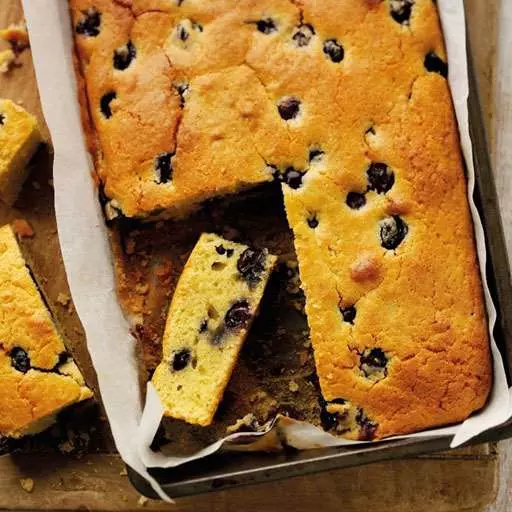 Lemon and Blueberry Drizzle Cake