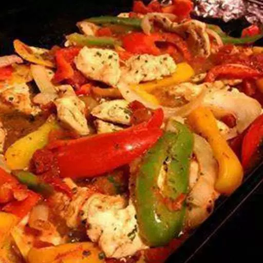 Oven Baked Chicken Fajitas