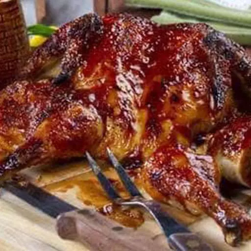 Barbecued Spatchcock Chicken