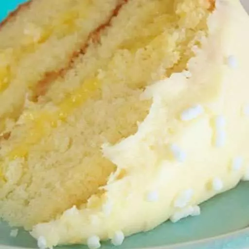Lemon Cake with Lemon Filling and Lemon Butter Frosting