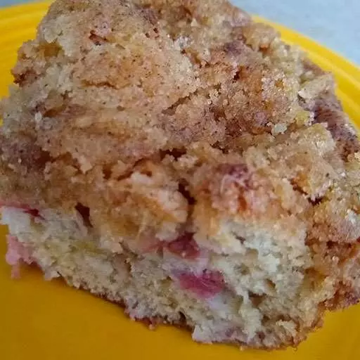 Rhubarb Coffee Cake
