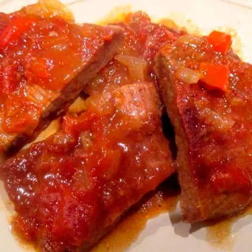 Oven BBQ Steak