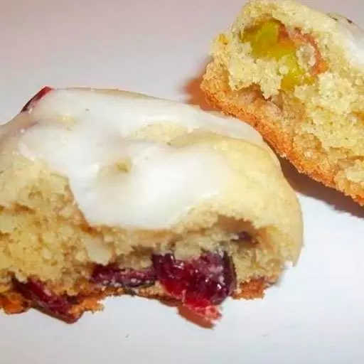 Cranberry, Coconut, Pistachio Cookies
