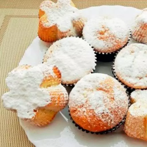 Пишні кексики на кефірі