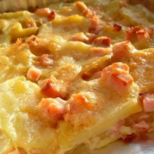 Картофель с сыром и карбонадом