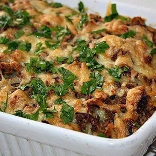 Быстрая, сытная и очень вкусная запеканка
