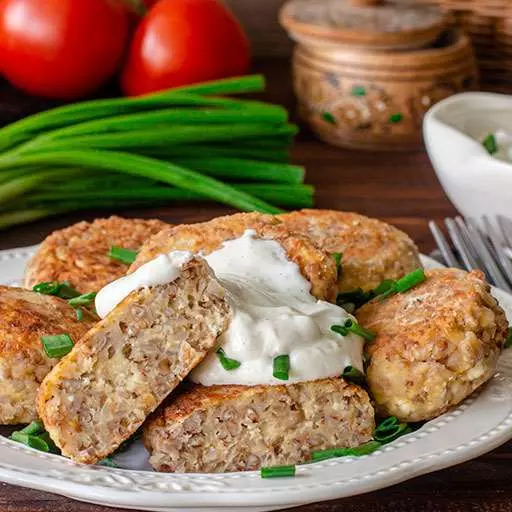 Котлети гречані