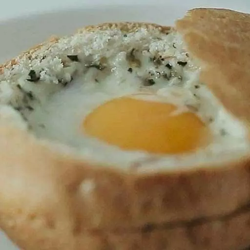 Яичница в булочке