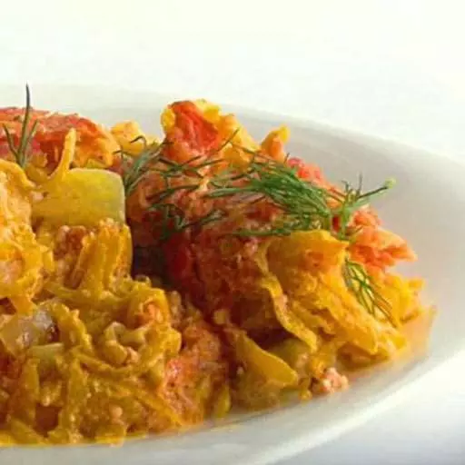 Минтай запеченный в духовке с овощами