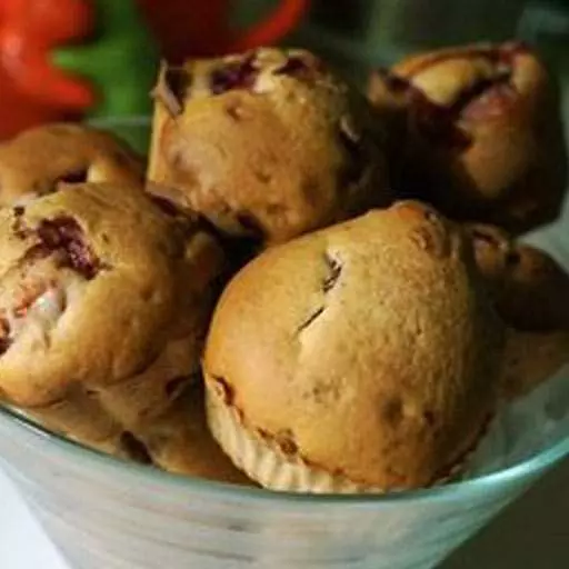 Маффіни з курагою, фундуком та морквою