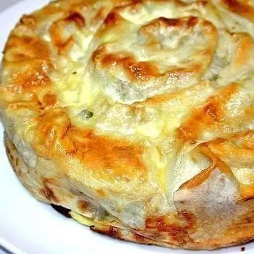Пиріг «Лаваш у заливці»