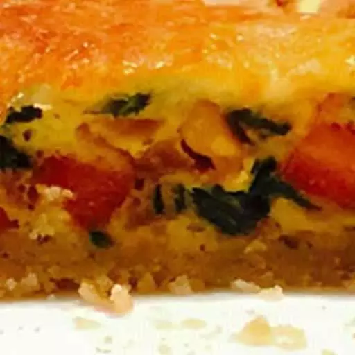 Presenting Veg Quiche